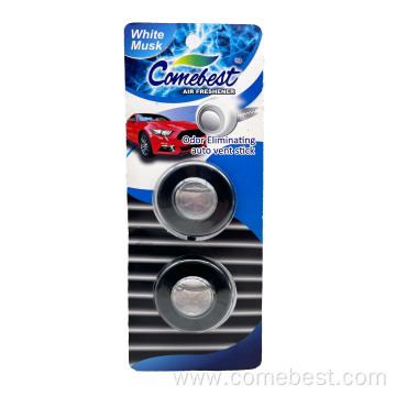 Car White Musk Essential Oil Diffuser Vent Clip